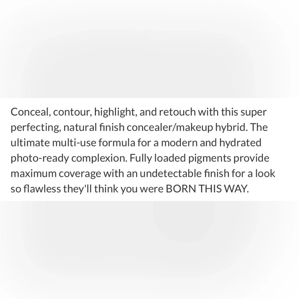 NEW Too Faced Born This Way Super Coverage Multi-Use Concealer Mahogany 0.50 oz. - Picture 3 of 5